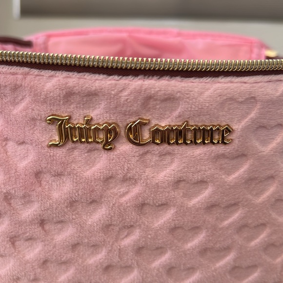 JUICY COUTURE SET ROYAL SCOTTIES NWOT. PINK MAKEUP BAG AND COSMETIC CASE. - Picture 7 of 7